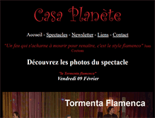 Tablet Screenshot of casaplanete.com